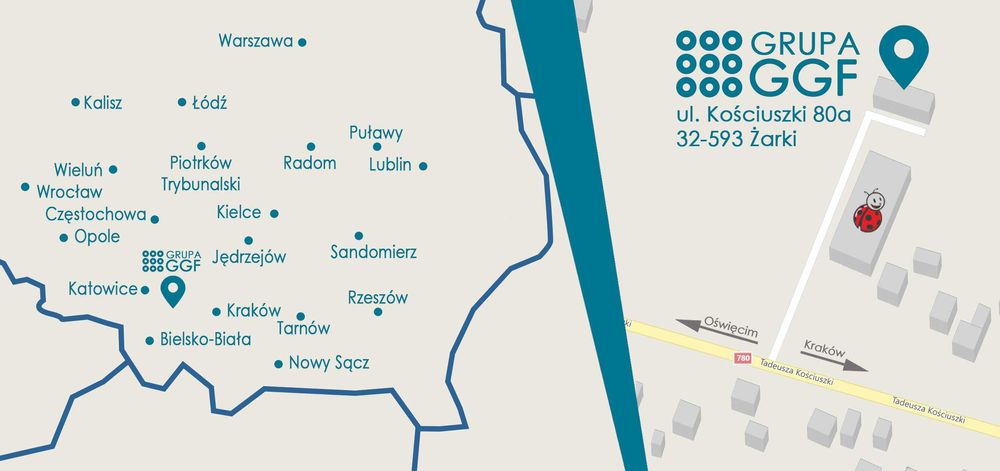 Geokrata 40 kratka trawnikowa, parkingowa, ażur 50x50x4