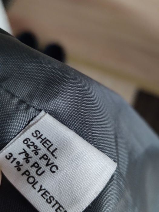 Płaszcz damski przeciwdeszczowy szary M