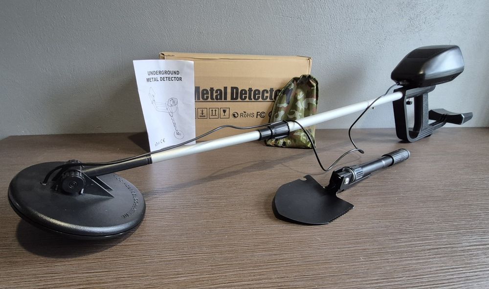 Wykrywacz metali Detektor + słuchawki Jak nowy!