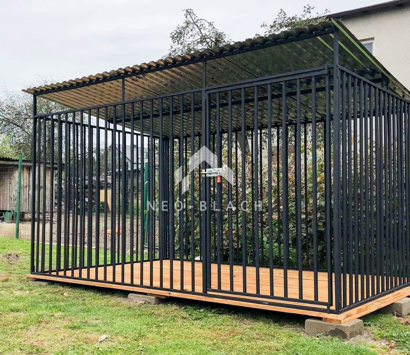 Kojec dla Psów 3x2,5m - Drewniana podłoga NB180 OLX