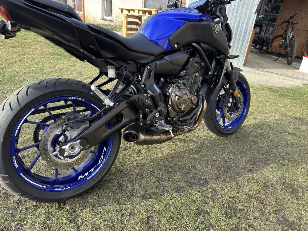 Yamaha mt 07 stan salonowy niecałe 10 tyś km!!!