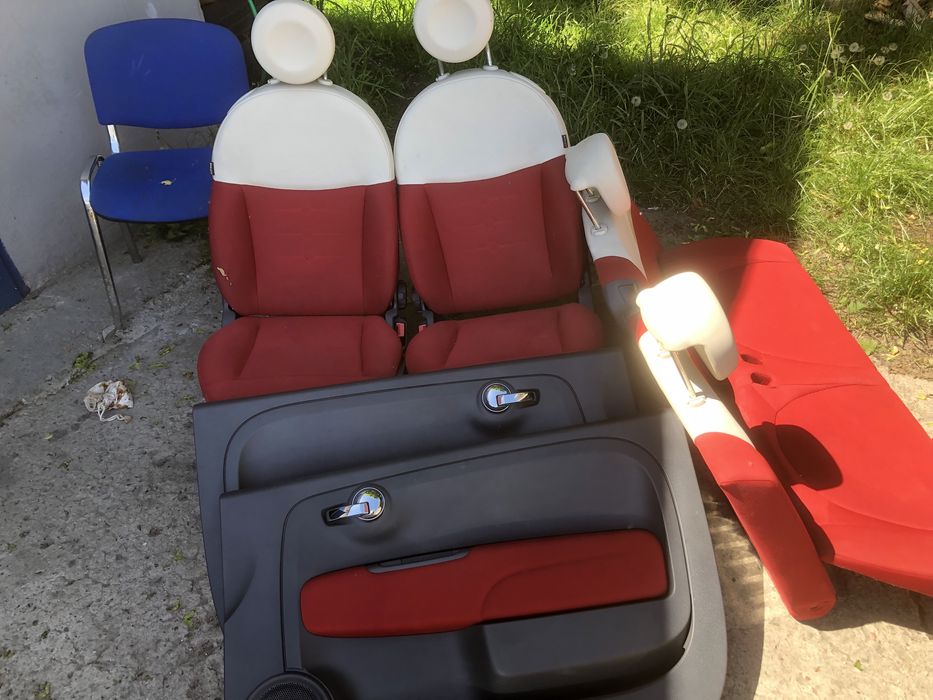Fotele Kanapa Tapicerka Fiat 500