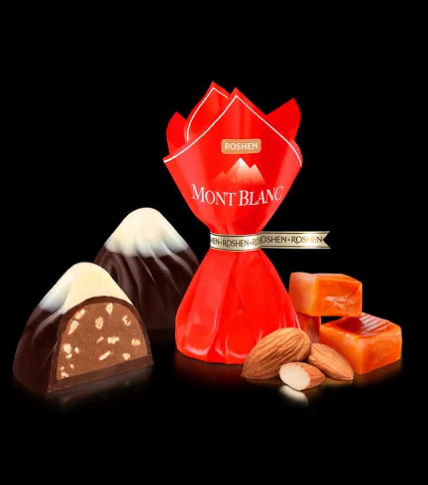 Цукерки Монблан мікс Roshen пакування 1 кг