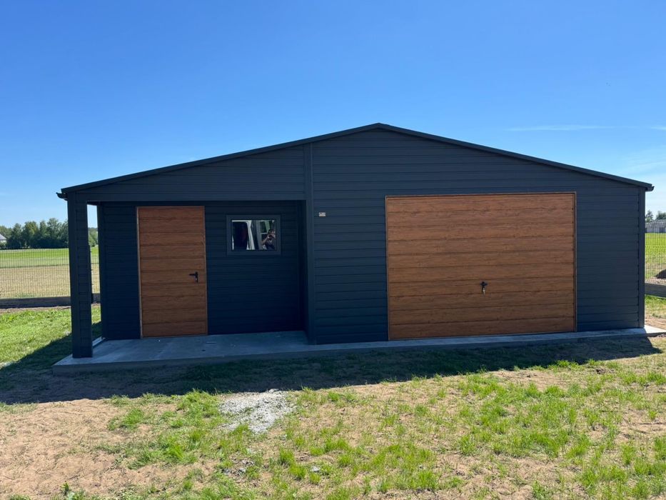 Garaż blaszany profil zamkniety 3x5,3x6,4x5,4x6,5x5,5x6,6x6,6x7,7x6,