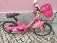 Bicicleta de menina (4/5 anos) "Unicórnio"