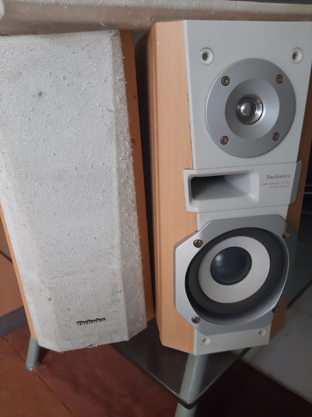 colunas duas vias technics  100w /  pioneer / akai / jvc /impecaveis