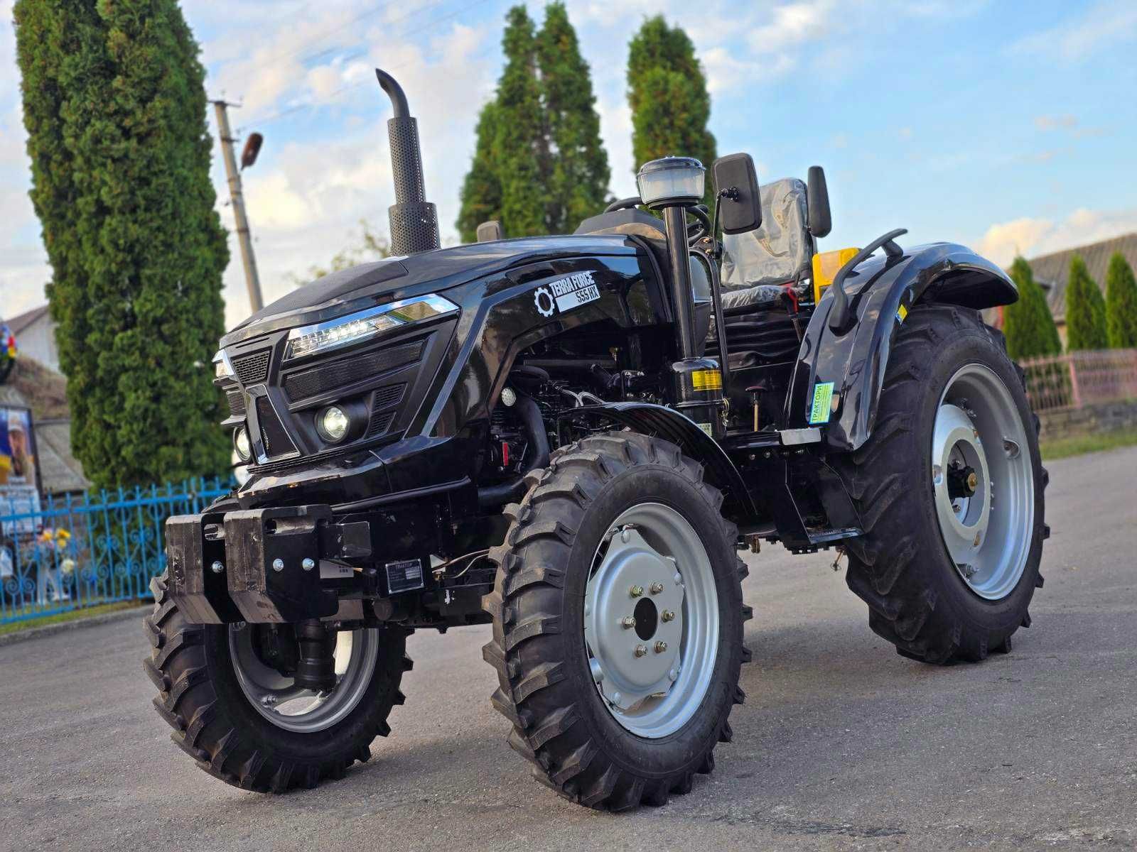 Повнопривідний 4х4 трактор TERRA FORCE 555HXR із реверсом, ЄВРОнавіска