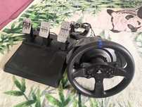 Kierownica Thrustmaster T300 + pedały T3PA, okablowanie , uchwyt