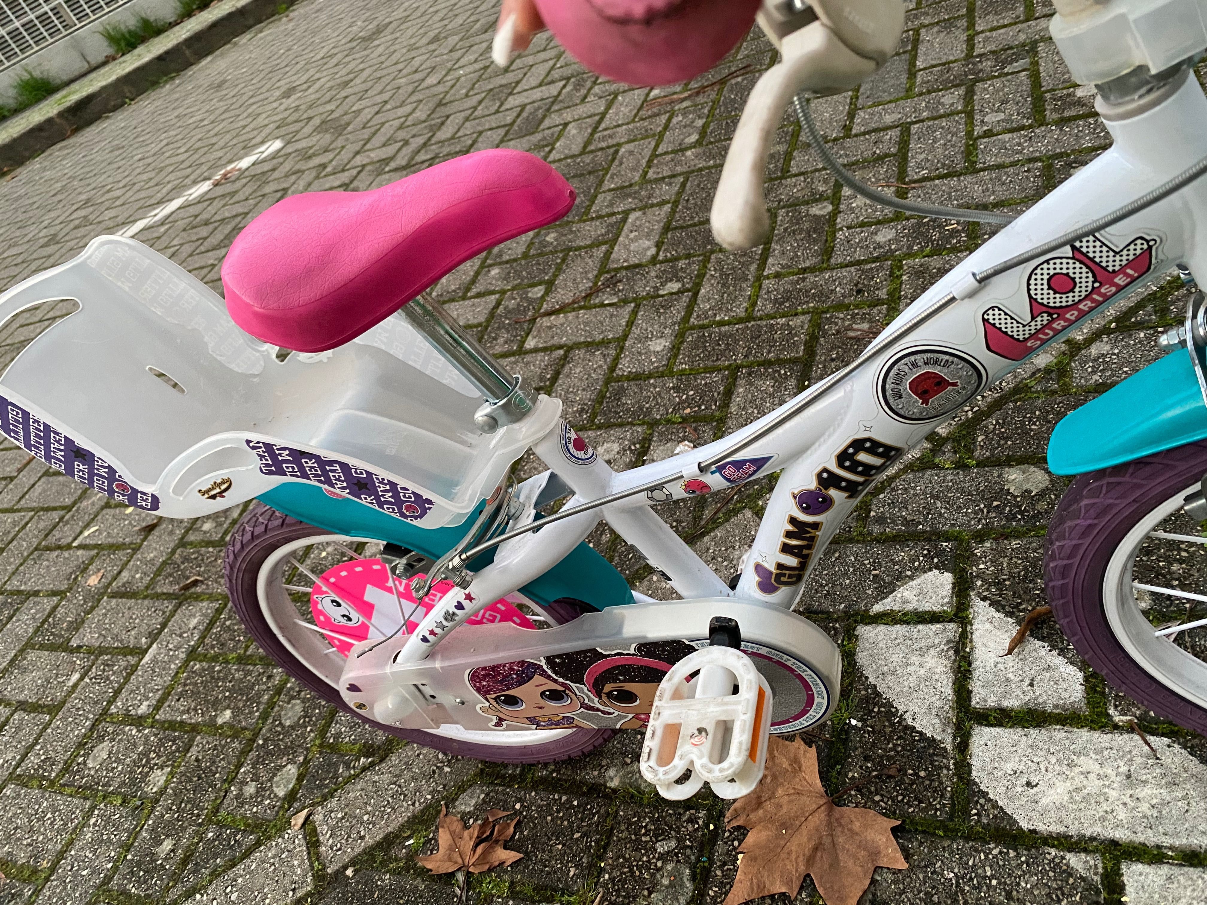 Bicicleta menina LOL SUPRISE
