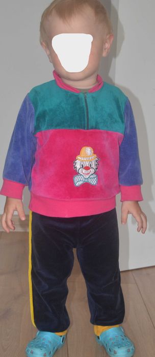 Zestaw 9szt Bluzek i Spodni dresowych rozm.80