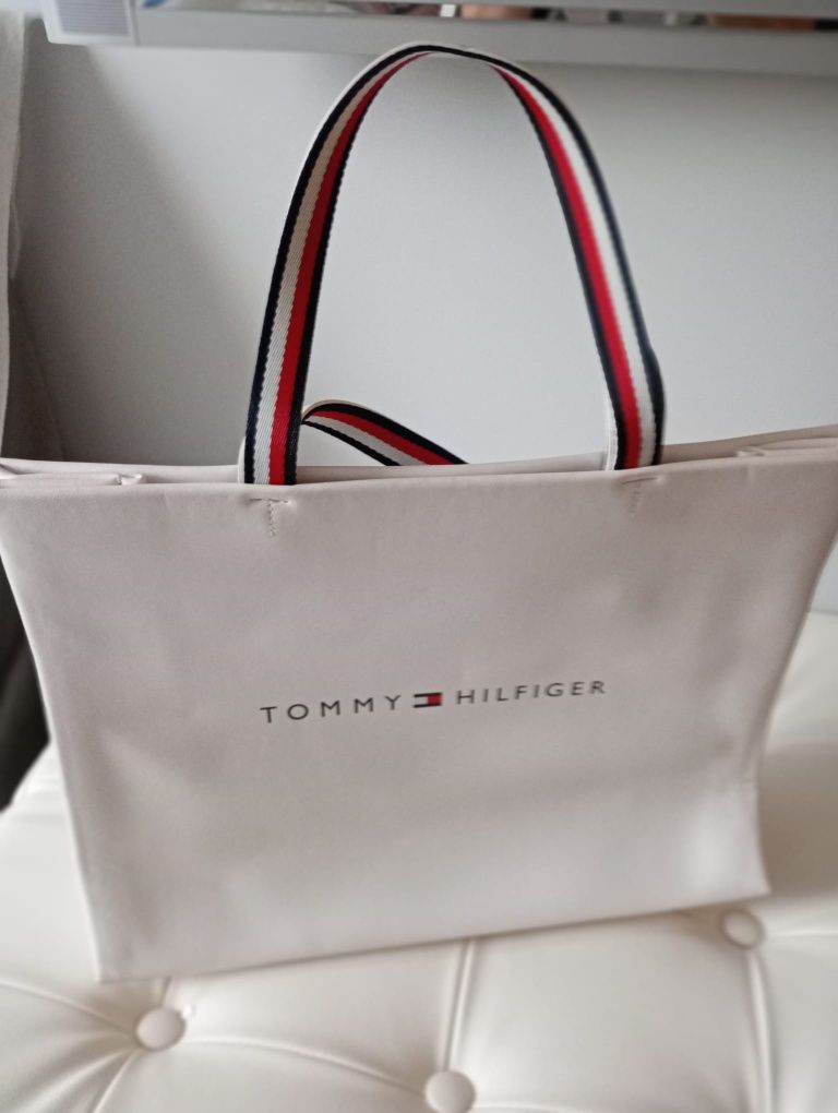 Torba shopper w kolorze białym