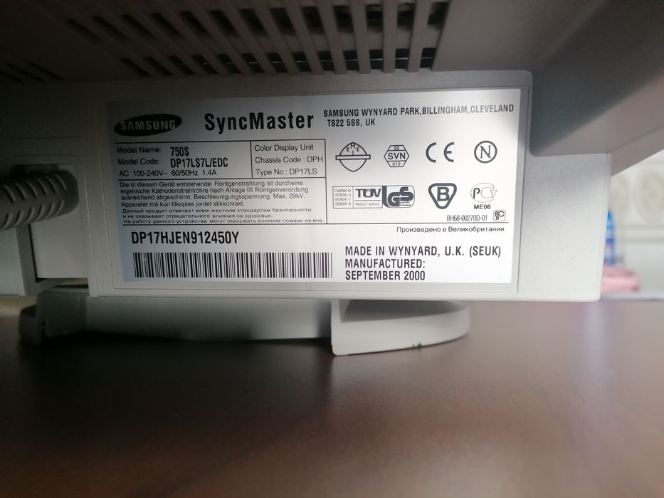 Monitor Samsung.
