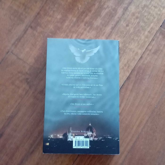 Livro "Inferno", de Dan Brown