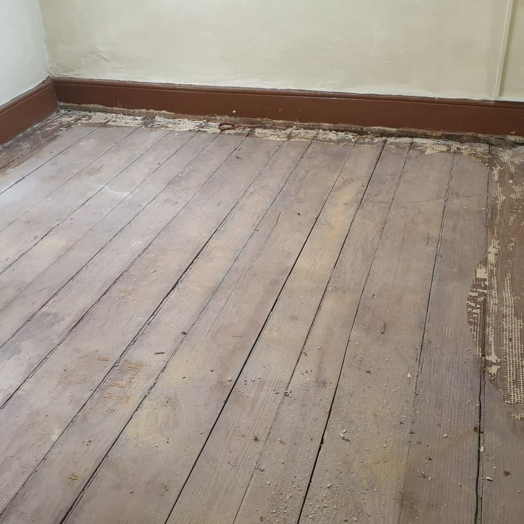 Refazer piso, de habitação antiga