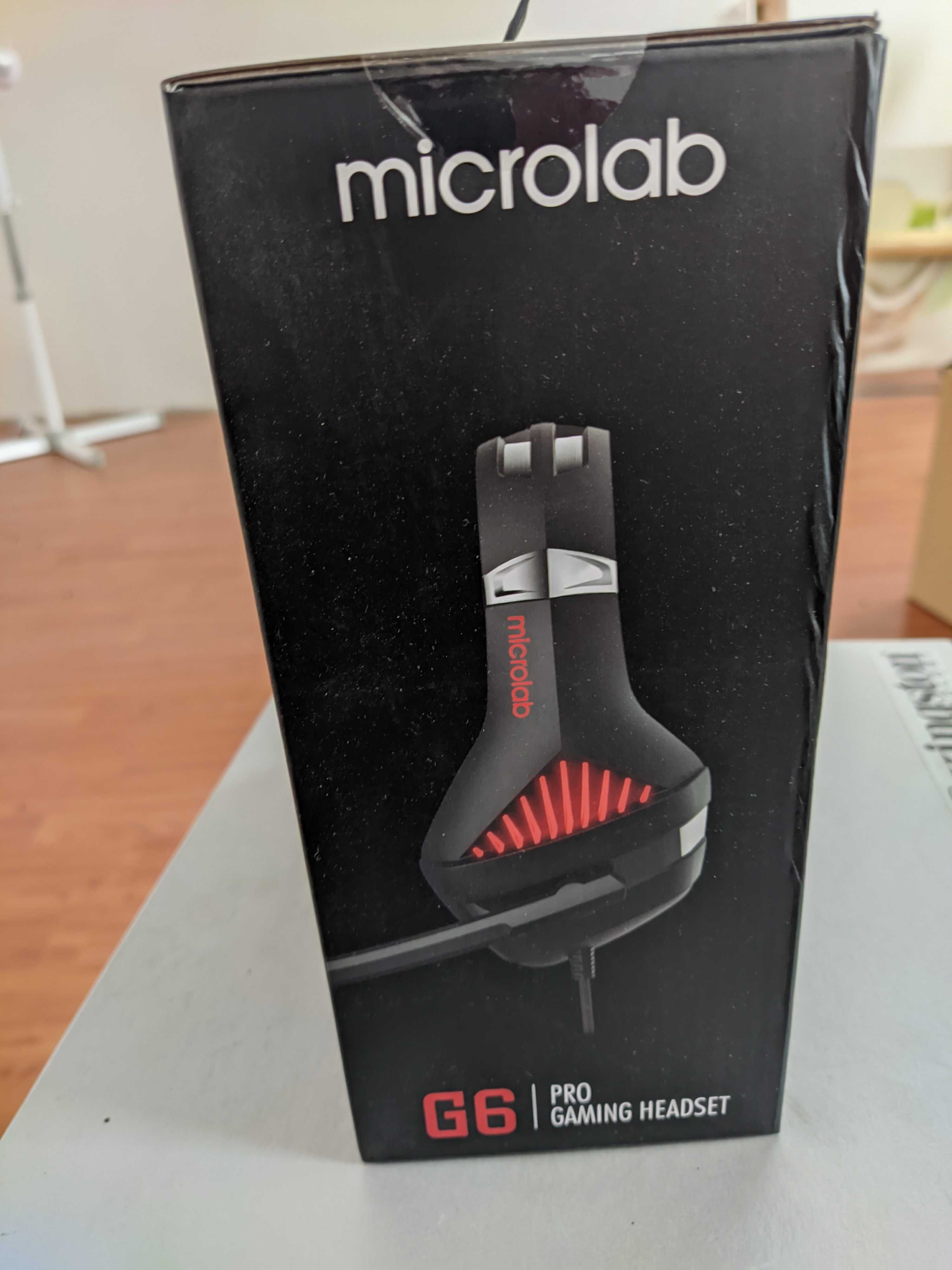 Игровая гарнитура MICROLAB G6 3.5mm, USB