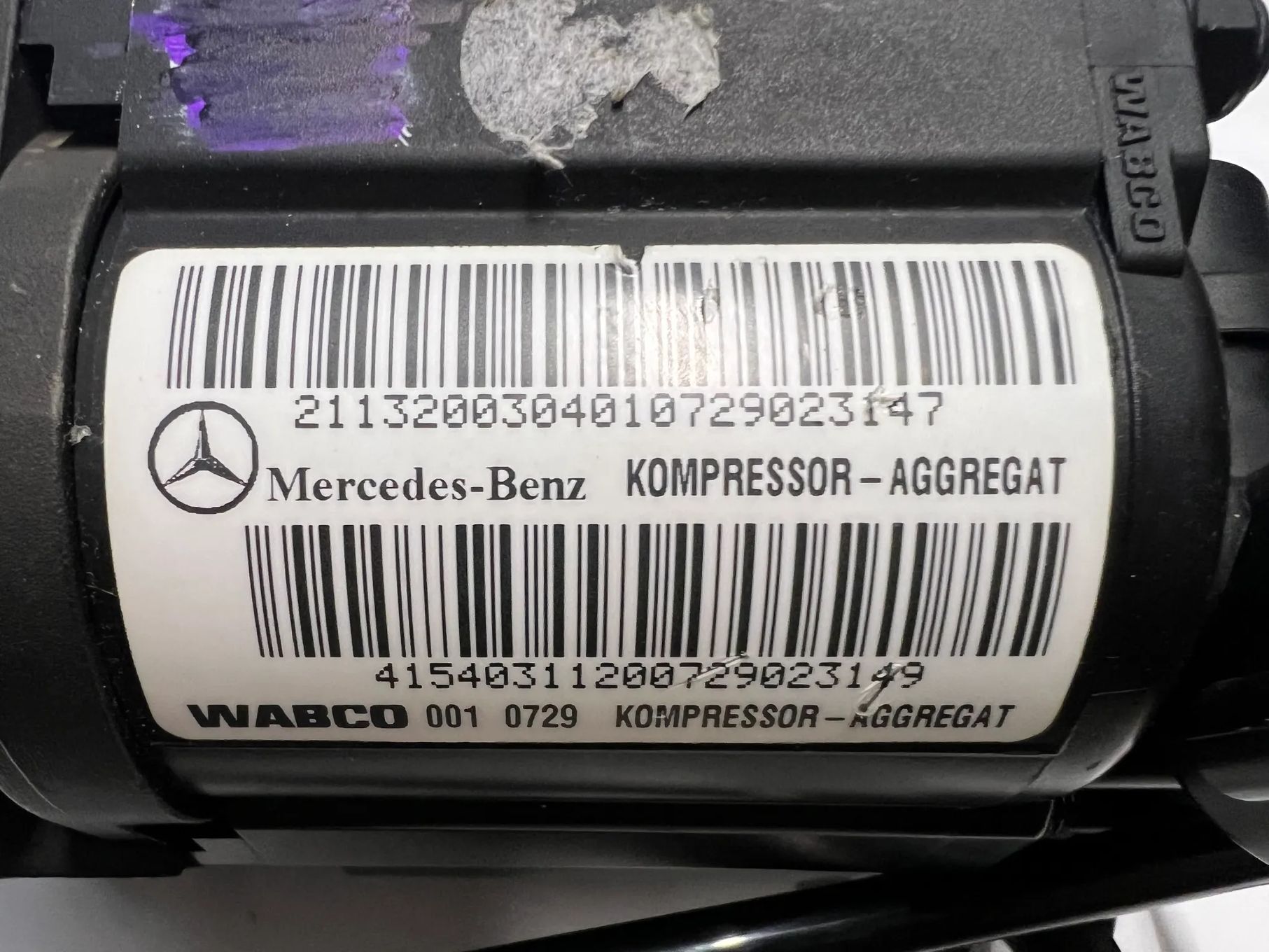 Mercedes S-220 E-211 CLC 219 kompresor zawieszenia A2113200304 A2203200104.