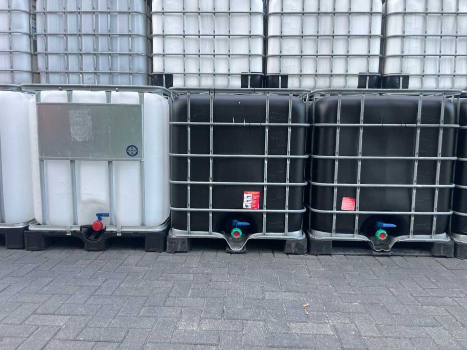 zbiornik 1000l mauzer czarny zbiorniki 1000 L pojemnik małzer beczka