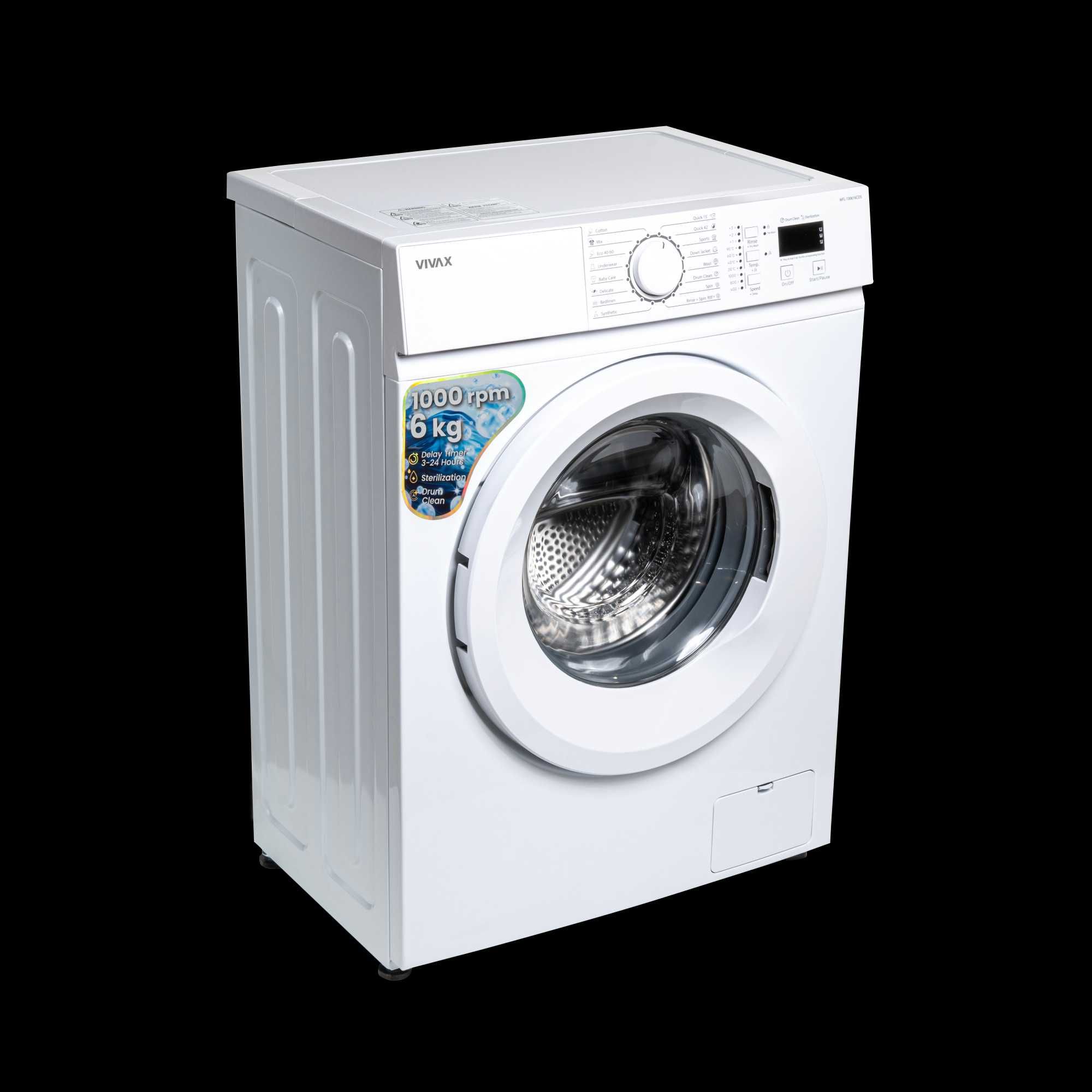 Pralka  Automatyczna 1000 obrotów 6kg VIVAX WFL-100616CDS
