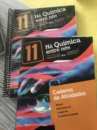 Há Quimica entre nos-11 ano/oferta portes-cadern e manual novos e encapados