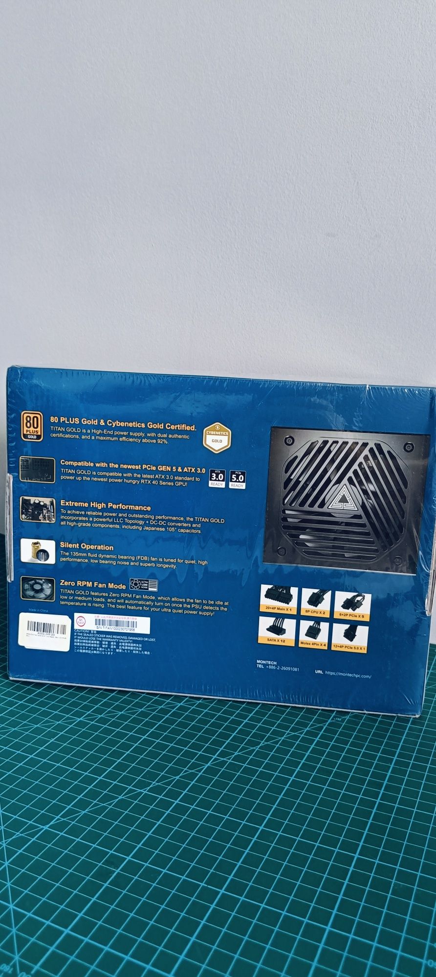 Блок живлення  модульний MONTECH TITAN GOLD 1000W