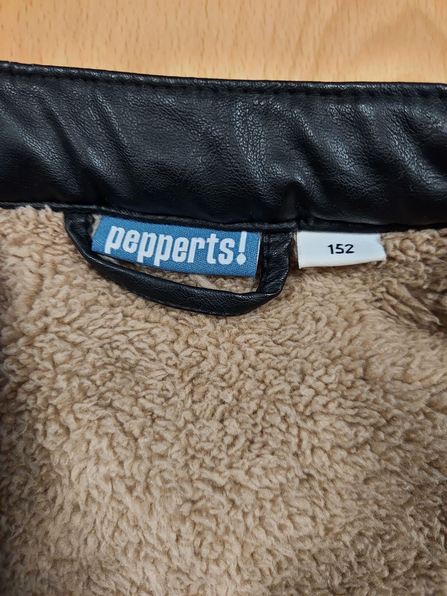 Ramoneska, biker Pepperts! roz.152 ocieplana, futerko