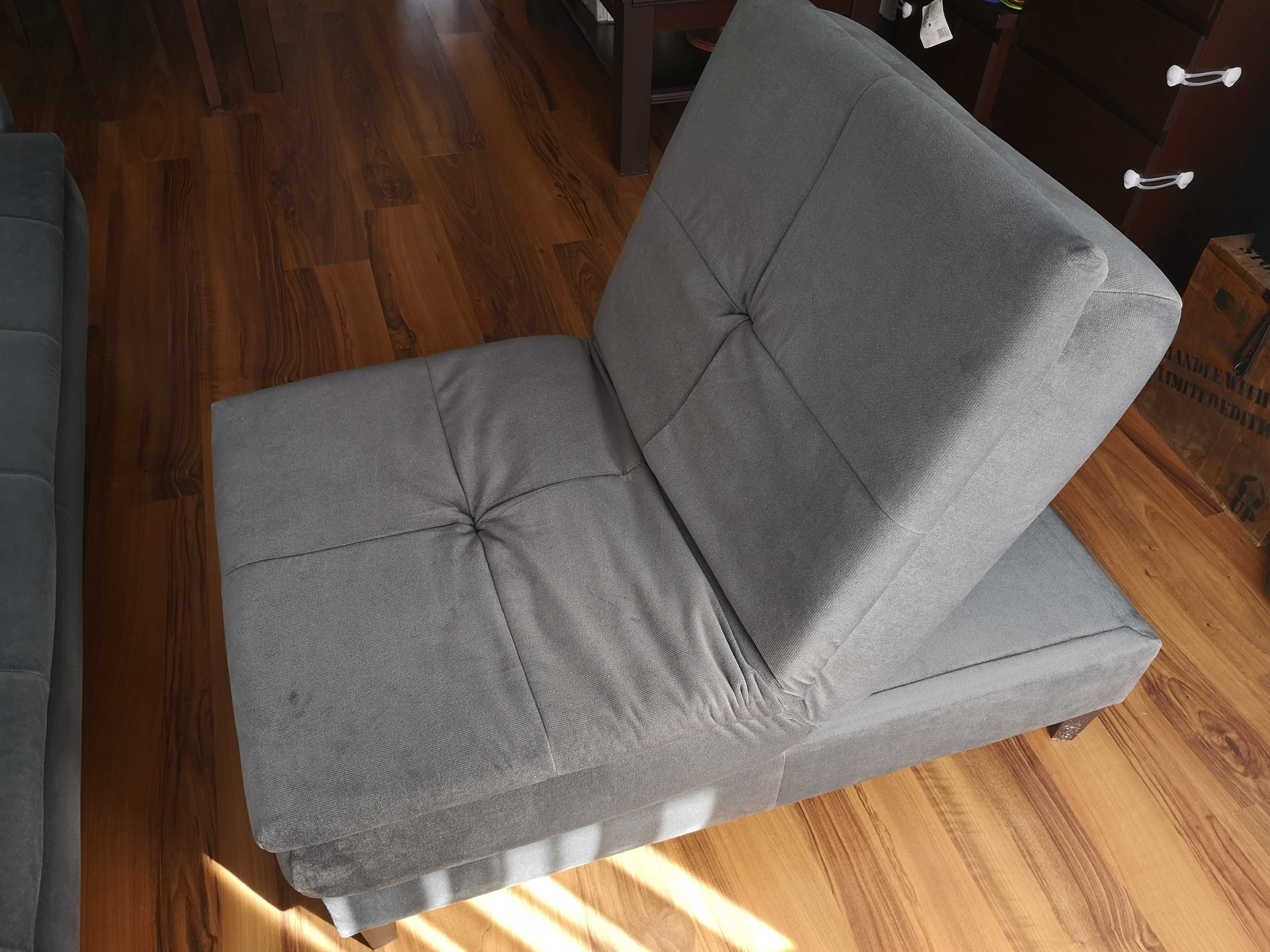 Wersalka/ kanapa/ sofa z funkcją spania + pojemnik na pościel + puf