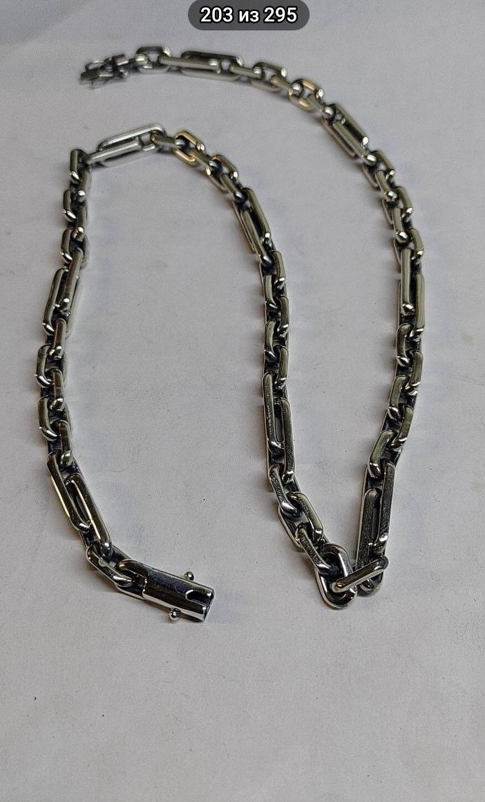 Серебряная цепочка  ЯКОРЬ Серебро 925 проба .Вес  50 - 250грамм  Заказ