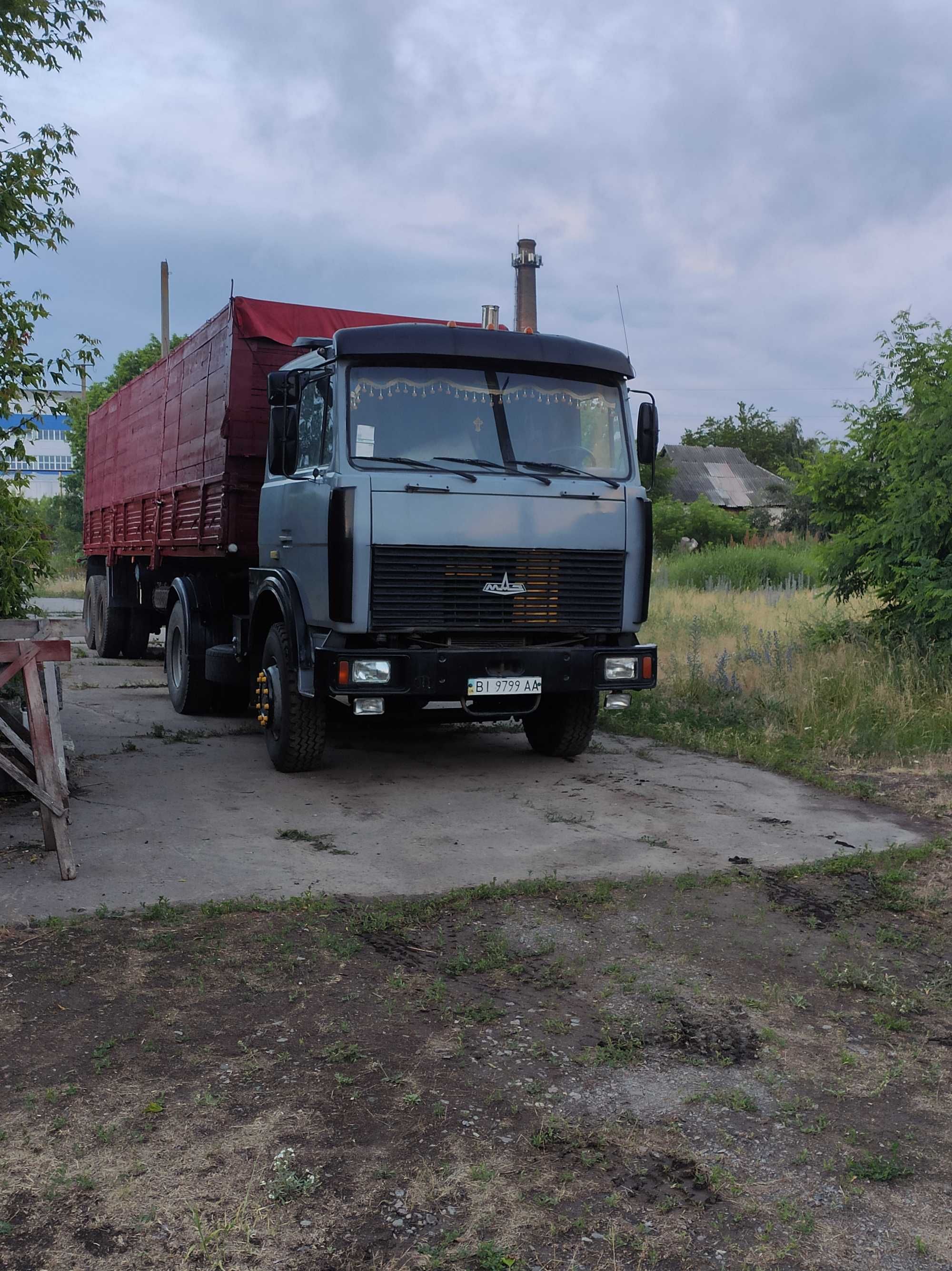 Маз 54323 з полупричепом ОДАЗ 9370 10.3м