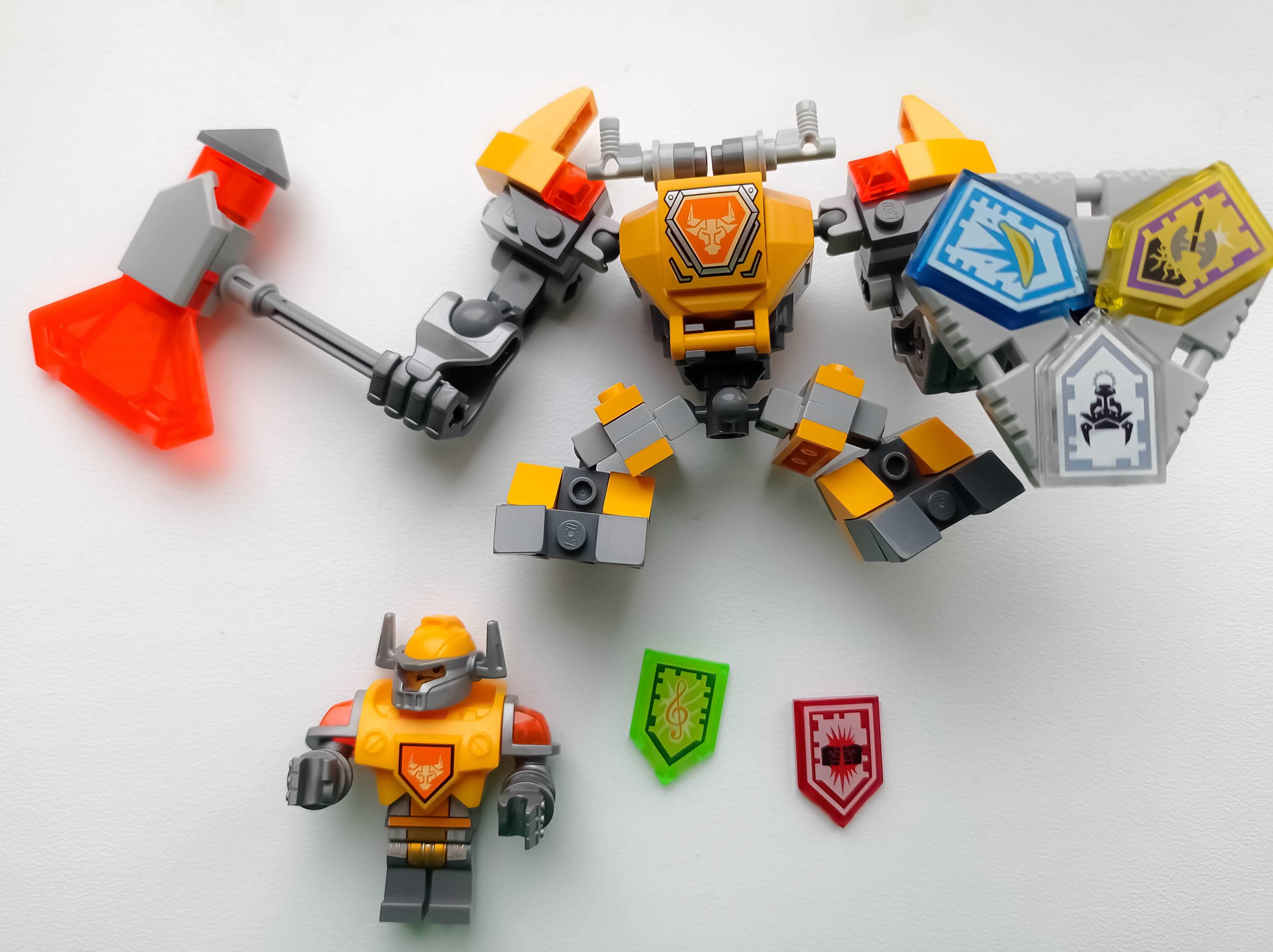 Zestaw LEGO 70365 Nexo Knights - Zbroja Axla. Kompletny