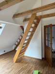 Schody mlynarskie - lite grube drewno