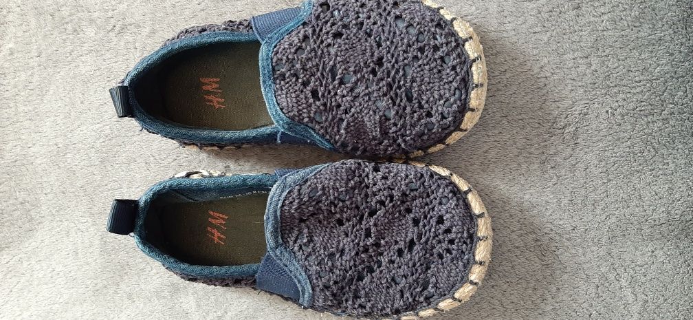 Espadryle H&M 25 buty dziecięce dziewczynka wiosna lato
