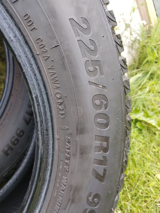 4 Opony zimowe KUMHO 225/60/17