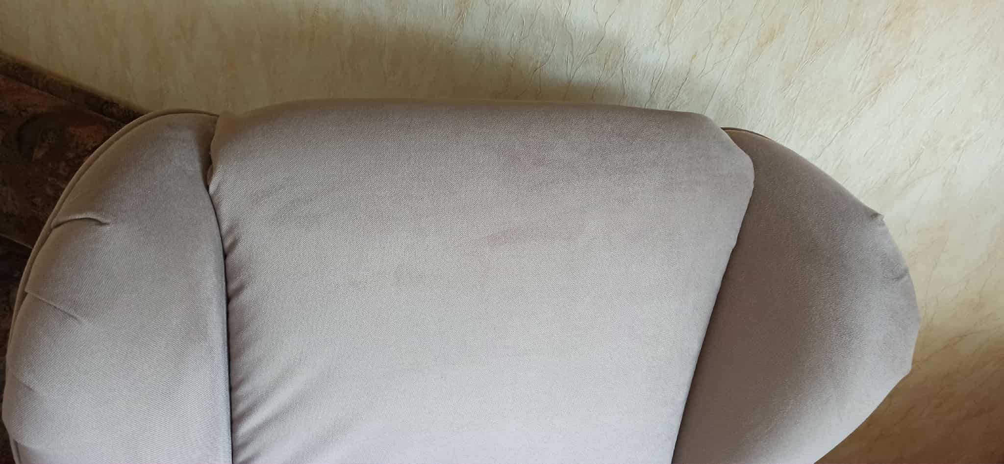 Fotel Uszak jak nowy - Agata Meble - kolor szare cappuccino