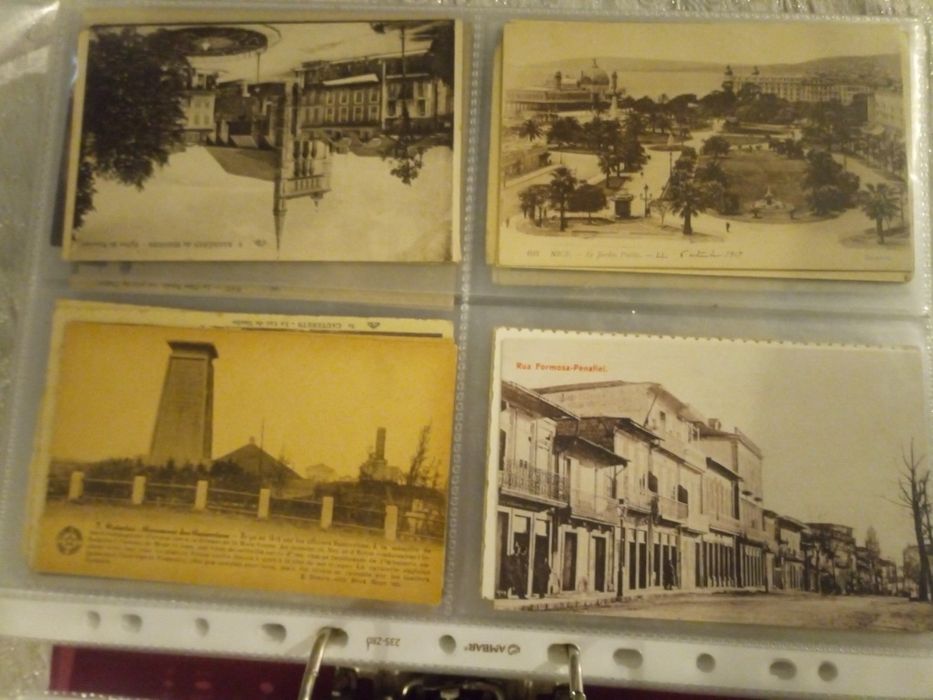 Coleção de postais antigos
