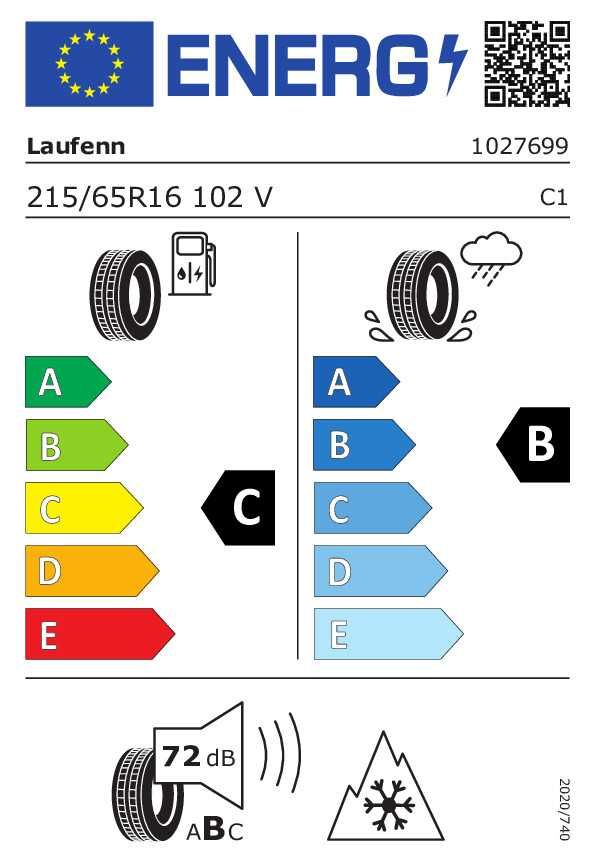Nowe opony wielosezonowe LAUFENN G FIT 4S LH71 215/65R16 102V XL