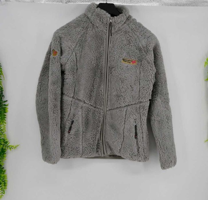 Bardzo ciepła futrzana bluza na polarku Georgaphical Norway 2 XS/S