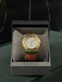 Годинник наручний Guess w0564l2 з помаранчевим силіконовим ремінцем