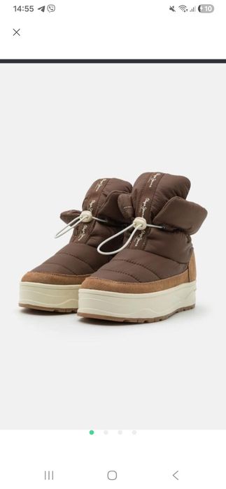 Зимові дутики черевики pepe jeans