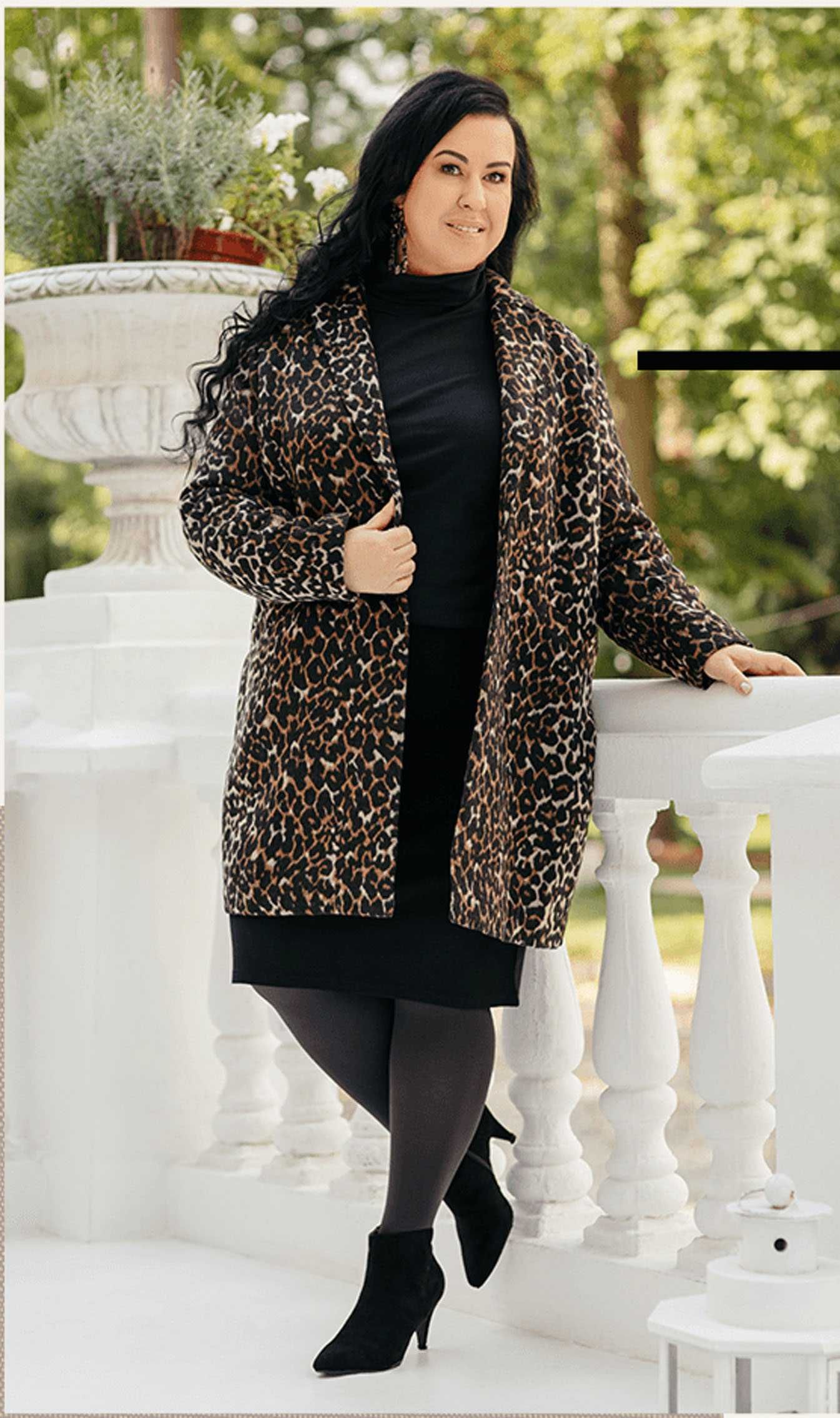 Rajstopy 80den Lida, 2 XXL, size ++ czarne , biodra do 170cm