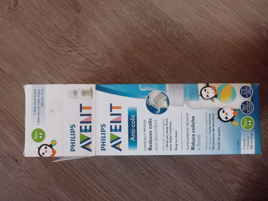 Пляшечка для годування AVENT (Авент) SCF 821/13 Anti-Colic з клапаном