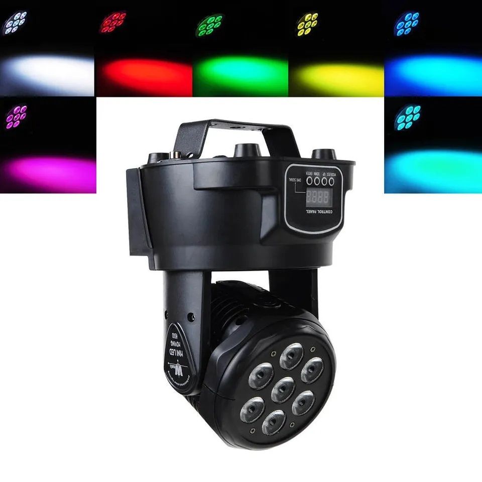 Pack 2 Moving Head 7x12w NOVOS EM CAIXA