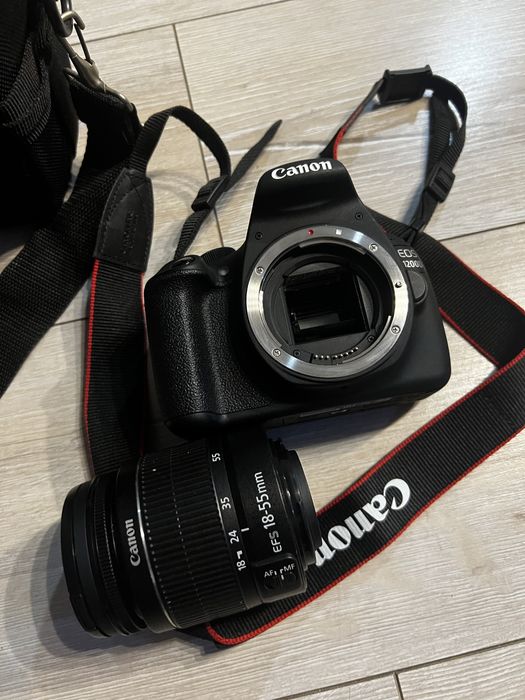 Фотоаппарат Canon eos 1200D + линза 18-55mm
