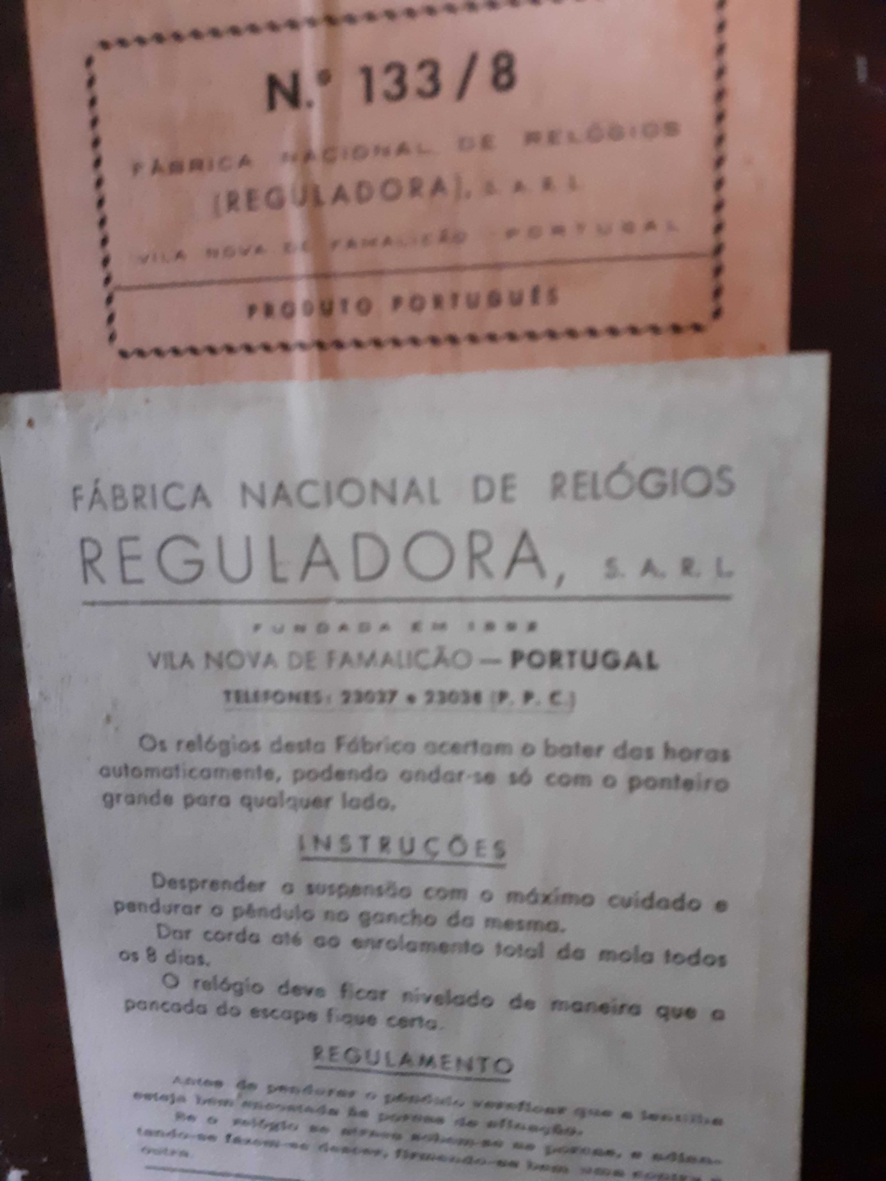 Relógio Parede Reguladora