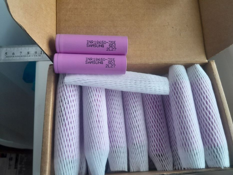 Samsung 18650 3500mah батарея, зарядный элемент для Powerbank