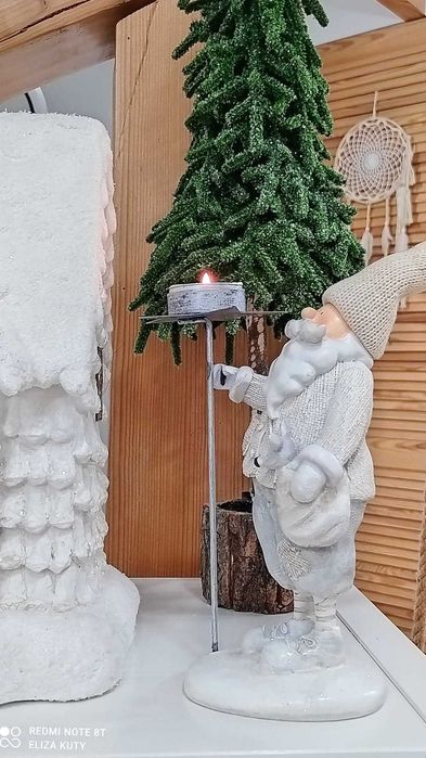 Home&you nowy duży domek z piernika  figurka led Julestue
