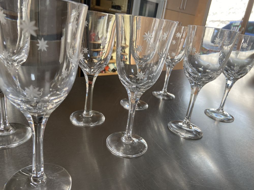 Copos de vinho de cristal Altantis