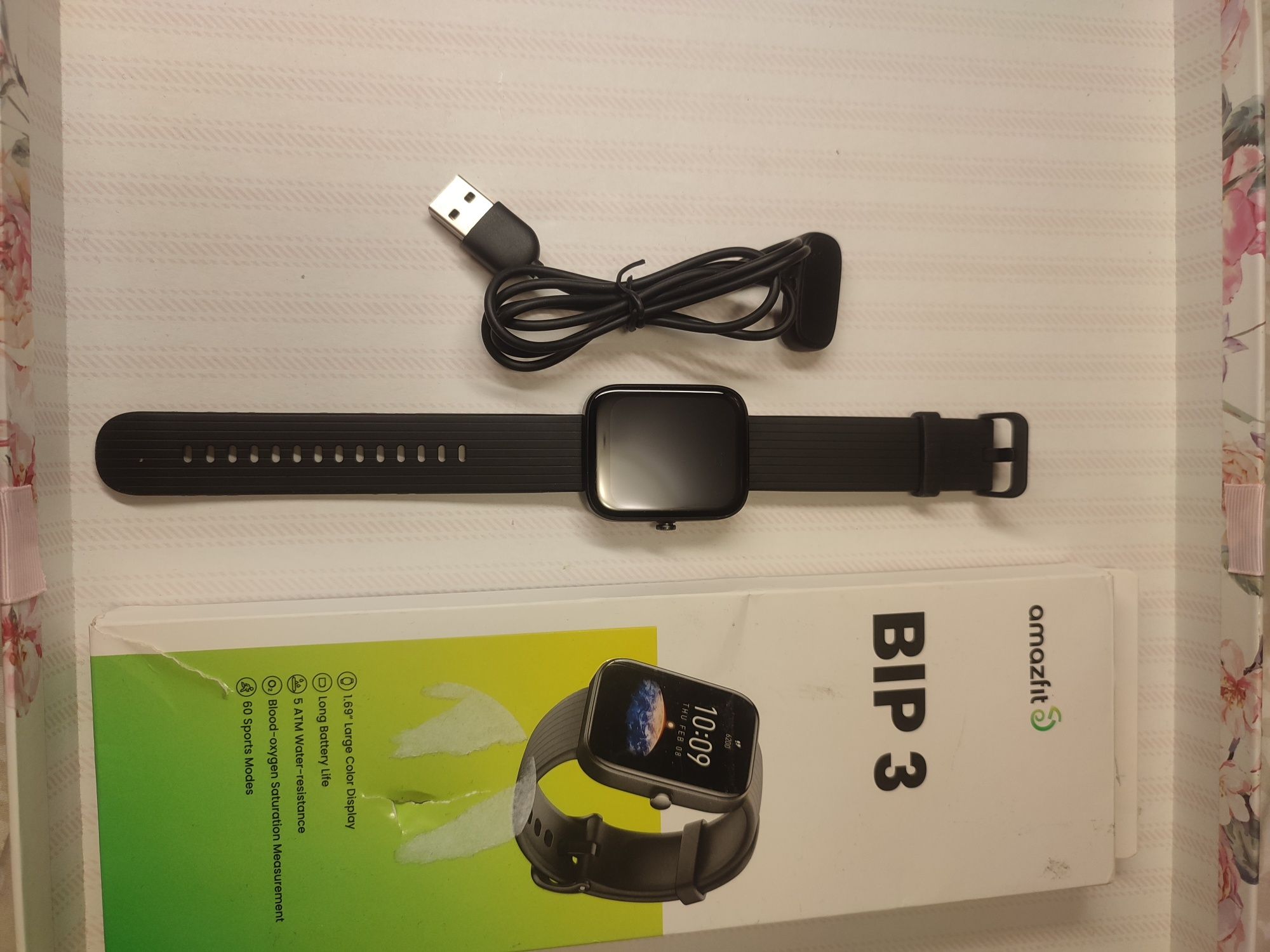 Smartwatch Amazfit Bip 3 czarny