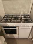 Fogão a gás Meireles - 5 bicos + forno + local para a botija