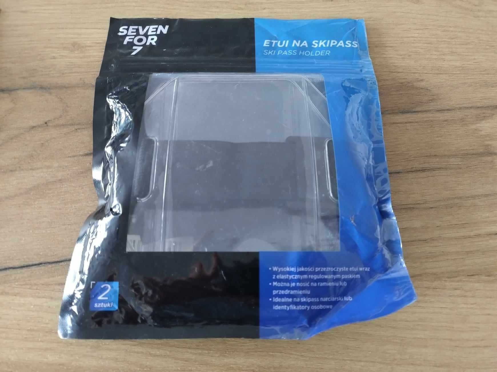 Seven for 7 etui na skipass przeźroczyste na identyfikatory / 2 sztuki