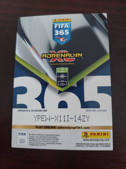 Karta Robert Lewandowski Panini FIFA 365  2026 Adrenalyn XL